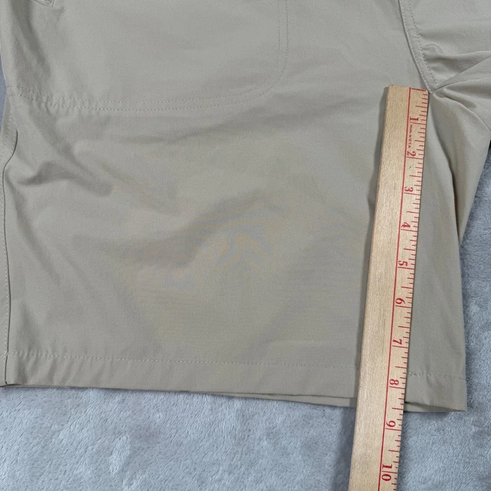 Pudolla Hiking Shorts Men XL Khaki Tan Lightweight Stretch Quick Dry Outdoor New